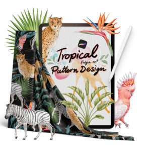 Procreate Tropical Pattern Mastery วาดและออกแบบลายผ้า ครบ จบ ที่ Procreate