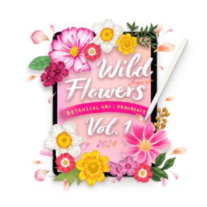 คอร์สวาดดอกไม้ Wild Flowers in Procreate Vol.1