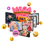 The World Emoji Day Brushes Mega Pack