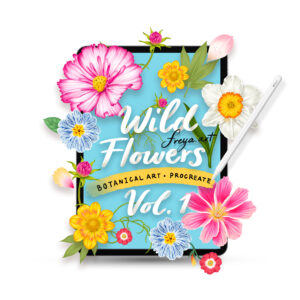 Wild Flowers in Procreate