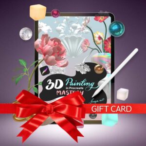 🎁 Buy As A Gift: 3D Painting in Procreate Mastery