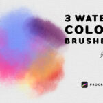 Watercolor Procreate Brushes | 3 Watercolor Brushes For Procreate