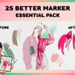 Procreate Marker Brushes | 25 Better Marker Essential Pack