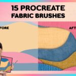 Fabric Brush Procreate | 15 Procreate Fabric Brushes
