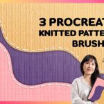 Procreate Knitted | 3 Procreate Pattern Brushes
