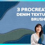 Denim Procreate Brush | 3 Procreate Denim Brushes